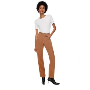 Aritzia Denim Forum the joni high rise Loose Corduroy Pants Brown Fall Slouchy